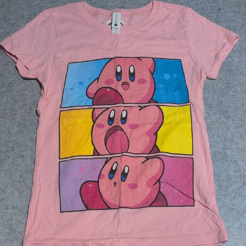 Next Level Apparel Pink Graphic Kids Tee